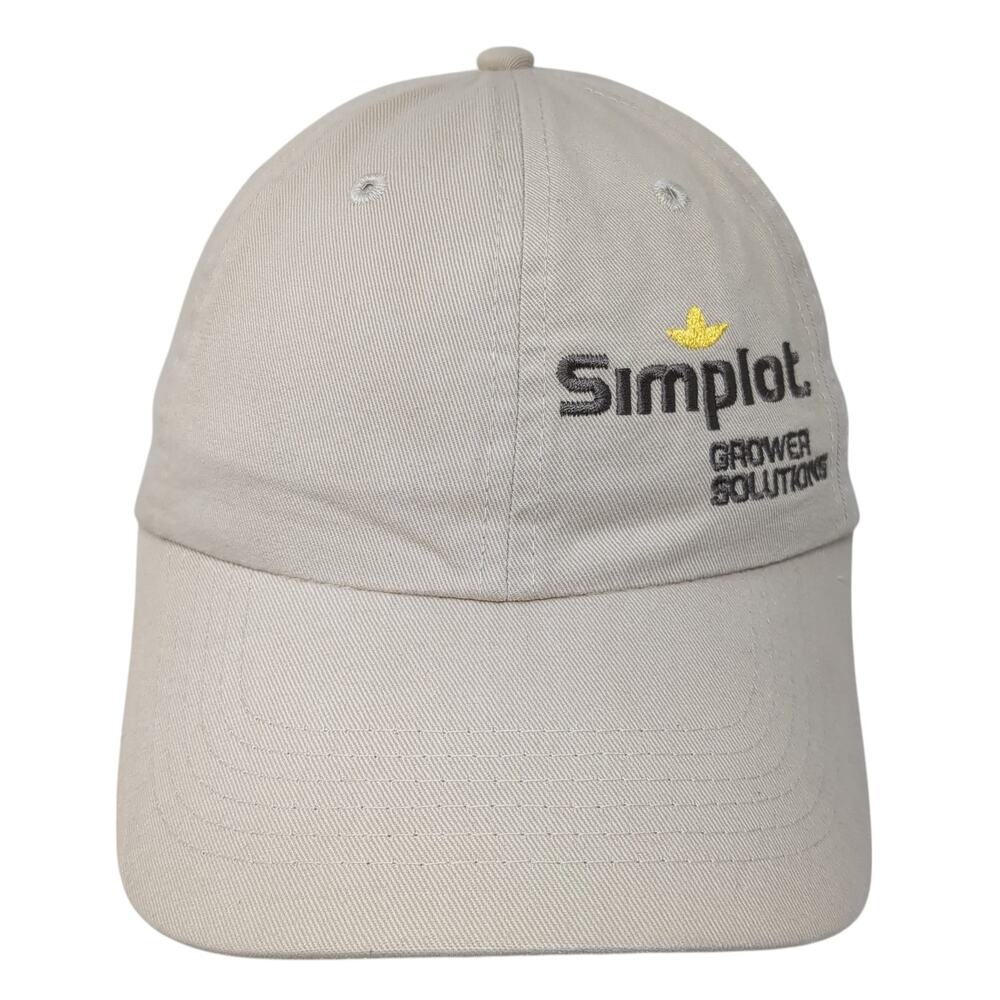Simplot Grower Solutions Slideback Hat Beige One … - image 1